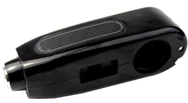GBZIJIE Motorradschloss,Motorrad Schloss Motorrad-Lenker Bremshebel Gasgriff Cap-Verschluss-Sicherheits-Antidiebstahl-Keyless-Verschluss sicher und zuverlässig(Black)