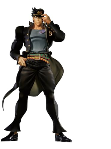 Banpresto Accion Jotaro Kujo Jojo'S Bizarre Adventure Stardust Crusaders, Mometria 22 cm, BP29611P flerfärgad, samlarfigur, optimal för anime-fans