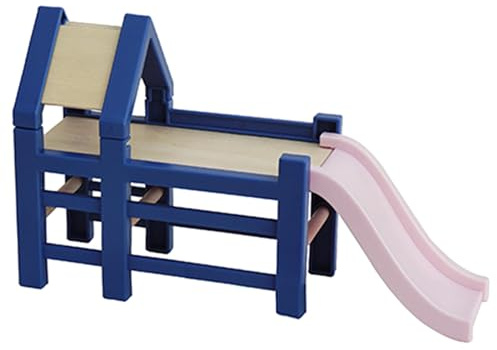 Watreketal Dollhouses Amusement Park Slide Dollhouses Furniture Realistic Slide Outdoor Garden Pretend Play Toy For Child Slider For Furniture Slider