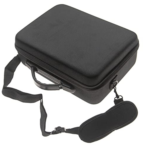 vhbw Tasche kompatibel mit DJI Mavic Pro Drohne inkl. Zubehör - Hartschalen Schutztasche mit Tragegurt, Schwarz