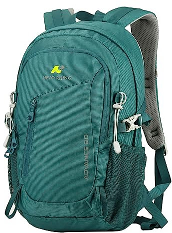 LOCAL LION Wanderrucksack Rucksack 20L Fahrradrucksack Reiserucksack Daypack für Damen und Herren wasserabweisend klein zum Wandern Bergsteigen Reisen