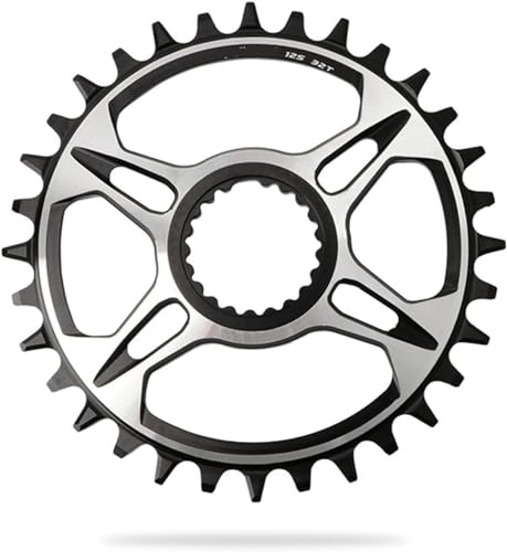 Kettenblatt,Schmales breites Kettenblatt,Moutain B Kettenblatt 0mm Offset MTB Narrow Wide Fahrradkettenrad for Deore XT M7100 M8100 M9100 for SHI MA NO 12S Kurbelgarnitur (Farbe: 38T) ( Color : 32t )
