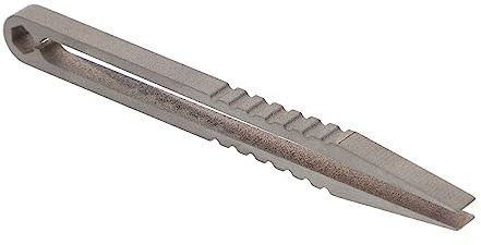Homoyoyo Mini Titanium Alloy Tweezers Outdoor Tool Compact CNC Machined Survival Supplies for Hiking and Travel