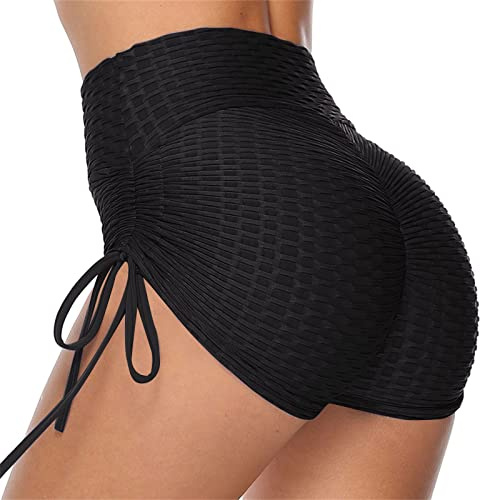 Pole Dance Kreide mit hoher Taille, Sport, gerüschter Hintern, Workout, Laufen, heiße Leggings Sportanzug Damen Set Mit Shorts