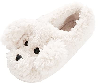 Zapatillas cálidas para mujer, pantuflas de oveja, felpa, cerradas, zapatillas de espuma viscoelástica, zapatos de cabaña animales, pantuflas para casa, pantuflas forradas, zapatillas de invierno