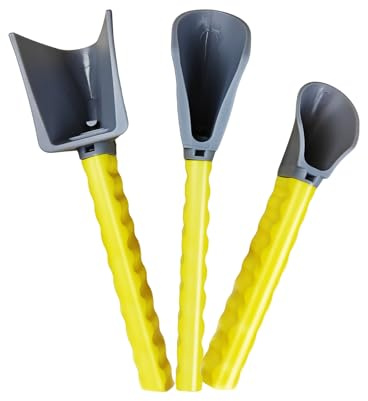 Drywall Corner Tool, 3-in-1 Drywall Tools for Outside Inside Corner, Corner Bead Tool with TPU Flexible Head & ABS Nylon Handle, Professional Round Corner Tool for Bullnose Trim Gauge & Finishing