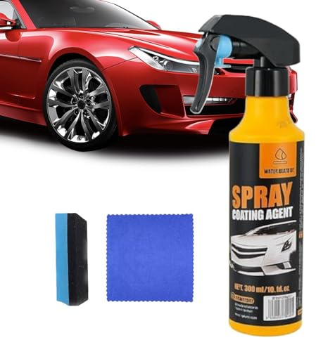 Spray De Revêtement Voiture – 300ml, Agent De Protection | Scellant Céramique Anti-rayures Finition Brillante Entretien Carrosserie Auto Quotidien