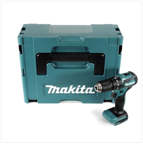 Makita DHP 483 ZJ - Taladro atornillador inalámbrico (18 V, 40 Nm)