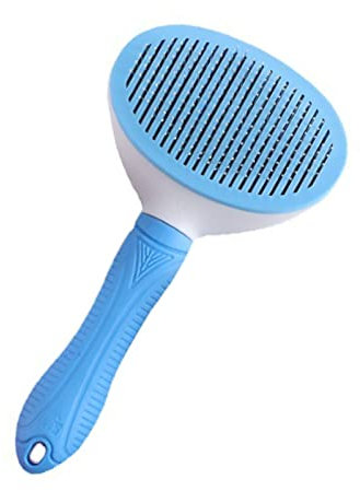 CHAMEEN Forbici per zampe per cani e gatti, strumento per la cura degli animali domestici, con lima per unghie in acciaio inox con protezione di sicurezza (blu)