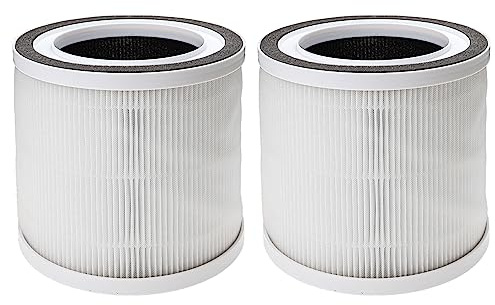 vhbw 2x Luftfilter kompatibel mit TCL Breeva A1 | A1W Luftreiniger - Kombifilter Vorfilter + HEPA 13 + Aktivkohle