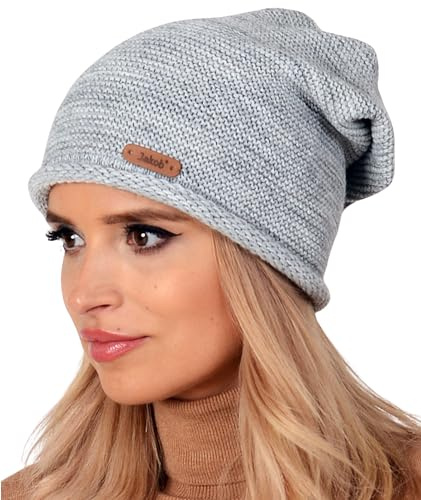 Alur Mütze Damen Beanie Wintermütze Strickmütze - Warme Elastisch Elegant Winter Mütze EKO - Weiches Garn Stilvoll Universell Warm