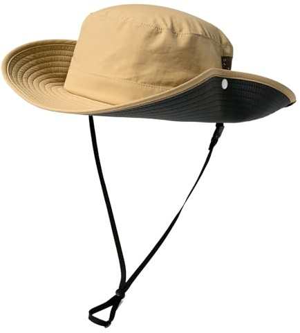 TOP-EX UPF 50 Fischerhut Unisex, wasserdichter Sonnenhut für große Köpfe | UPF 50 Sonnenschutz, luftige Mesh-Einsätze, für Wandern Angeln Reisen, atmungsaktiver komfortabel, großzügige Schattenkrempe