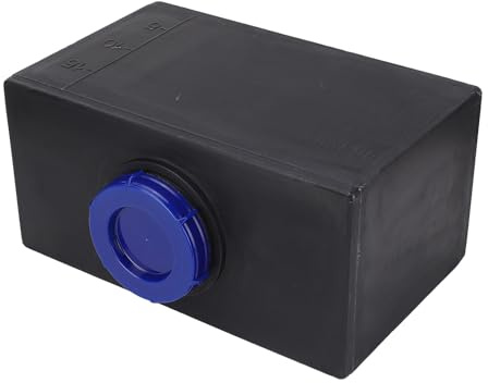 RV Square Réservoir D'eau Noire de 5 Gallons, Stockage Résistant à la Chaleur et au Froid pour Remorques, Bateaux, Yachts