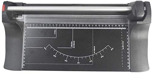Papierschneider a4 Maschine Papierschneider, Professionelle Papierschneider-Handbuch Präzision Rotary Paper Trimmer, Sharp Photo Papp Cutter, Rotary Paper Cutter Trimmer, 10 Blatt Kapazität Papierschn