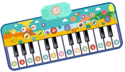 Generic Interaktive Musikmatte mit 14 Tasten für Kinder Und Erwachsene, Dinosaurier