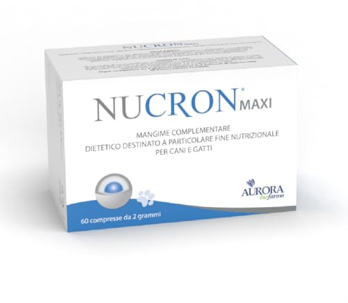 Aurora Biofarma Nucron 60 Compresse - Mangime complementare destinato a particolare fine nutrizionale per cani e gatti