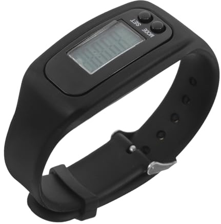 Happyyami Multifunktionaler Schrittzähler-Armband Mit Hochwertigem Silikon Wasserdichter Elektronik Und Einfacher Bedienung Stilvolle Pedometer-Uhr Für Damen Herren Schrittzählung Und Fitnes