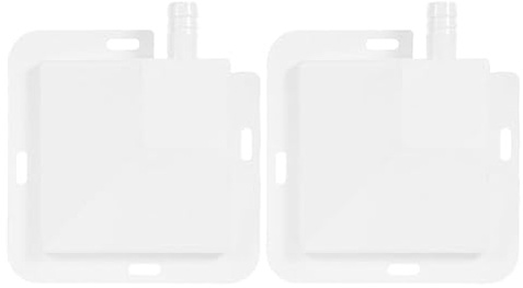 DOITOOL 2 bandejas de almacenamiento para aire acondicionado, diseño de embudo, compatible con diferentes modelos de aire acondicionado, material plástico resistente