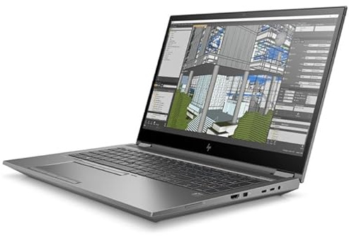 HP ZBook Fury 15 G8, Notebook Professionale, 15.6 FHD, Intel i7-11850H, 32GB RAM, SSD 512GB, NVIDIA Quadro T1200 4GB, Windows 11 Pro, Argento (Ricondizionato)
