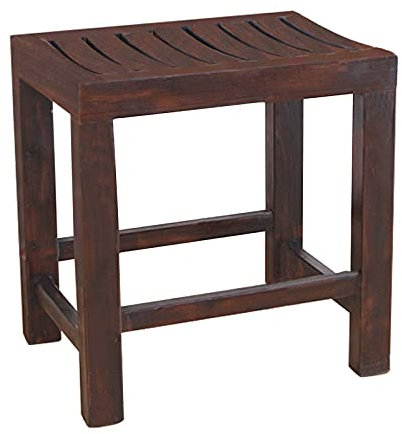 NMDCDH Wood Bath Shower Seat Bench Bathroom Stool Bathtub Benches Waterproof Foot Rest, Shower Seat for Inside Shower, Shoe Organizer or Entryway Bench, Entry Bench, Stable