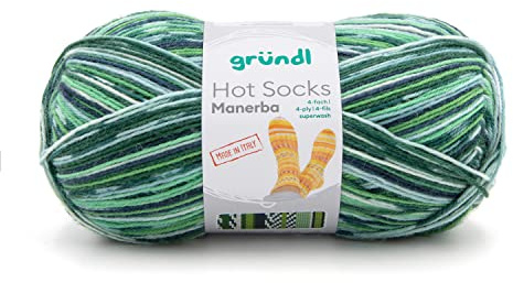 gründl Gründl Hot Socks Manerba Sockenwolle 4-fädig 100g 420m