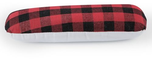 BIMUYI Ironing Ham, Sleeve Pressing Seam Roll, Tailors Sleeve Roll Pad (Red)