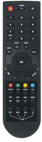 AULCMEET 103TS103B New Replacement Remote Control fit for TechniSat DVB-C receiver MF-4 Digital
