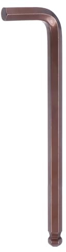 QUARKZMAN Kugelkopf-Innensechskantschlüssel 14 mm S2-Stahl L-Form Extra langer Arm Metrische Sechskantschlüssel Reparaturwerkzeug für Heimreparaturen, Rot