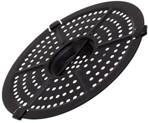 2 PCS Air Fryers Crisper Plate, 6.1 Inch Air Fryer Replacement Grill Pan Parts Non Stick Fryer Plate Replacement Air Fryer Grill Plate