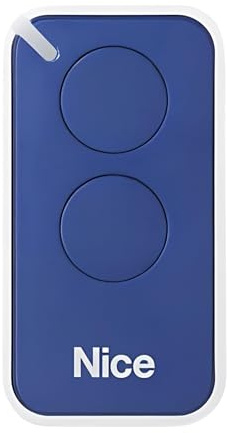 Era Inti Era Inti Garagen-Fernbedienung mit zwei Tasten, für Garage und Tor, hohe Kompatibilität und einfache Programmierung, Schwarz (Blau)