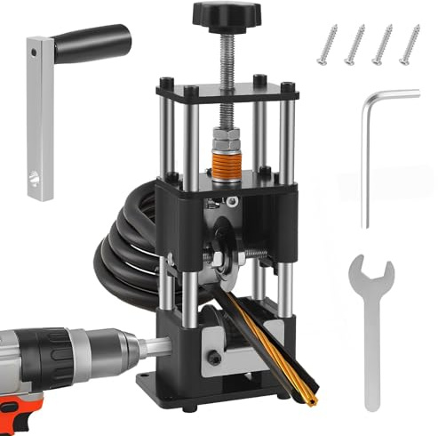 Kabelschälmaschine Elektrisch für 1-25 mm Kabel, Manuelle Kabelabisolierer zum Recycling von KabelabfäLlen, Abisolierzange Abisolierwerkzeug für Handkurbel oder Bohrmaschine