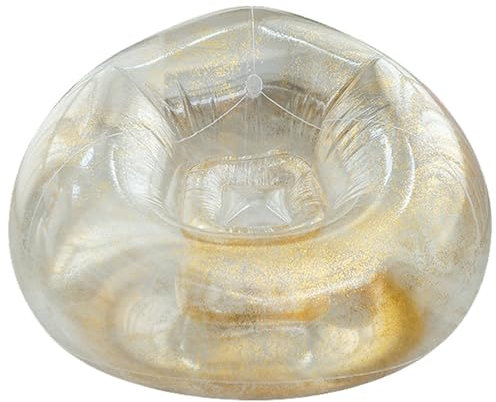 Unikicool Aufblasbare Transparente Stuhl,Transparentes Aufblasbare Lazy Sofa Sessel,transparentes aufblasbares campingsofa,Transparenter Aufblasbarer Sofa-Sitz,für Camping,Strand,Musikfestivals