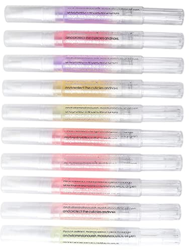 Veemoon Lápiz Hidratante Para Cutículas y Cuidado De Uñas 10 Unidades Tamaño Pequeño Aceite Nutritivo Para Cutículas Uso Doméstico y Salones De Manicura