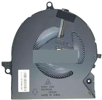 YSJOZWA Ventilateur de Refroidissement pour processeur et Carte Graphique HP pour OMEN 16-B 16-C TPN-Q265 TPN-Q267 (Version 5 V)(CPU Fan)