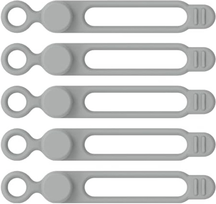 Cable Management Ties - Cord Ties, Cable Organizer Ties, Reusable Cable Fasteners | Desk Office Home Electronics Accessories Charging Power Audio V