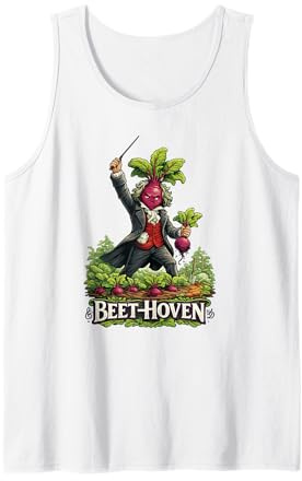 Beet-Hoven Lustiges klassisches Musik-Gemüse-Wortspiel Tank Top
