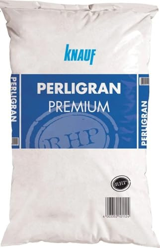 Perlite KNAUF 2 litros | Granulometría 2-6 mm | Libre de polvo | Mejora la circulación del aire y la capacidad de retención de agua | (2 litros)