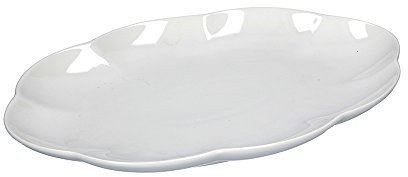 PORCELLANA Villadeifiori Fuente Ovalada, Porcelana, Multicolor, 30 x 0,1 x 0,1 cm