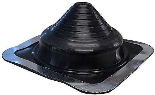 Chimsoc HT Rubber Pipe Flashing - Black High Temperature Silicone - Suits 5-120mm Diameter