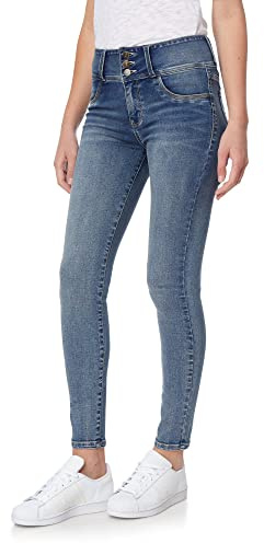 WallFlower Jeans for Women Sassy High Rise Skinny Jeans Insta Soft Denim (Standard and Plus), Dulce, 11 Long