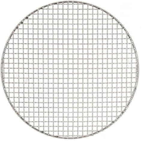 WEITINGKKK Kühlgestell, Grillrost, Rundes Grillnetz, Edelstahl-Mehrzweckgrill, runder Grillrost, Camping-Kochgeschirr, Outdoor-Lagerfeuer-Grillgitter for Rippchen,(28cm)