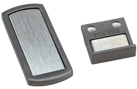 Cuña magnética invisible para puerta, tope magnético para puerta, soporte de cuña invisible, protector de suelo antideslizante para el hogar, oficina, hotel, puertas de vidrio de metal de madera