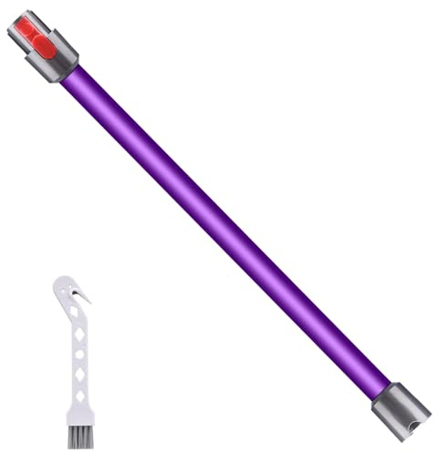 Quick Release Extension Wand Compatible for Dyson V8 V11 V10 V15 V7 Stick Vacuum Cleaners,Tube Vacuum Attachment Vacuums Attachment Pipe for Dyson Vacuums Attachment Extension Tube 74cm (Purple)