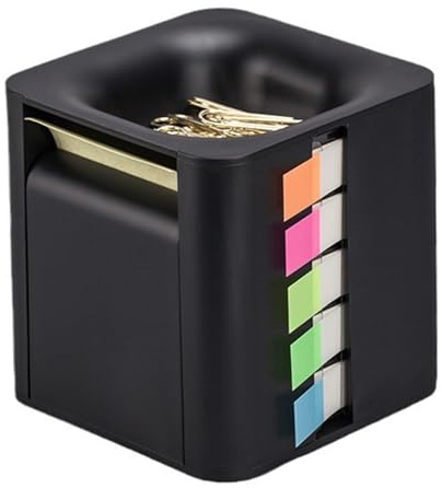 Sticky Note Halter Sticky Note Dispenser Post Notiz Halter farbig Klicknotizen Memo -Pads leer Selbstkleb