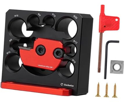 Gralara Maschera per la creazione di tasselli, Tassello per fresatura per trapano elettrico, Strumento ausiliario per asta tonda Tassello in legno per