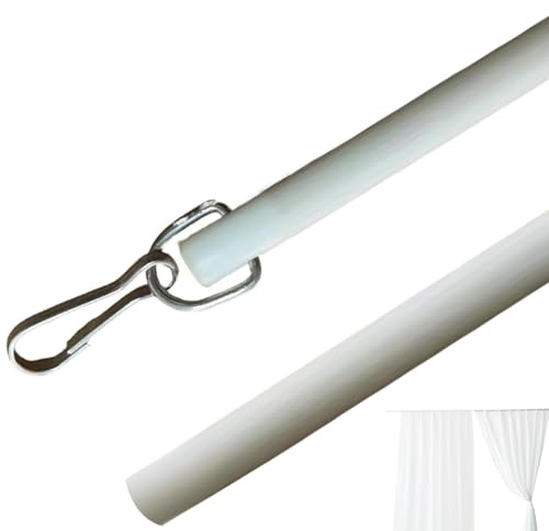 Acryl-Vorhangstange - Vorhang Griff Gardinenstange Lang Gardinenstangen | Schleuderstab Für Gardinen Und Vorhänge | Zum Auf- Und Zuziehen, Wiederverwendbare Gardinenhilfe Für Gardinen