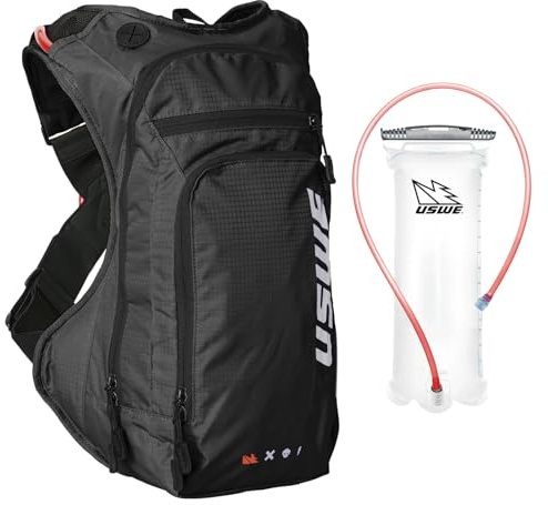 USWE Outlander Moto Trinkrucksack, Laufen, Wandern, Trinkrucksack mit Wasserblase, Hydropack für Damen und Herren, Rucksackausrüstung und Ausrüstung für Radfahren, MTB