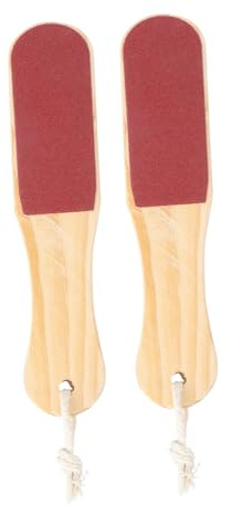 CALLARON 2piezas Herramienta Para Pedicura Doble Cara Exfoliante Para Pies Con Cepillo Suave Elimina Piel Muerta y Callos Masaje Para Talones Secos y Agrietados Cuidado Práctico Para Pies