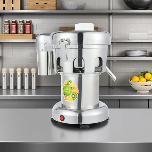 WEIMILOR Centrifugeuses électriques commerciales 370 W, centrifugeuses industrielles en Acier Inoxydable, extracteurs de jus Robustes pour jus de Fruits et légumes