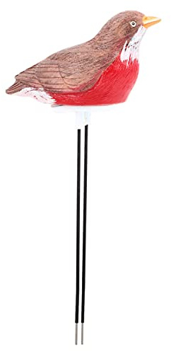 Soil Hydration Meter | Accurate Plant Water Monitor with Singing Bird Alarm | Indoor/Outdoor Garden Hygrometer | 17.5cm Probe, Battery Included (Brown)